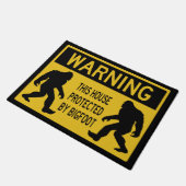 PAILLASSON ATTENTION, CETTE MAISON PROTÉGÉE PAR BIGFOOT (Incliné)