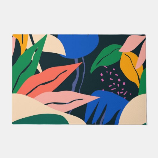 Paillasson Attention motif tropical Getter (Devant)