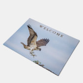 Paillasson Atterrissage d'Osprey dans le nid (Incliné)