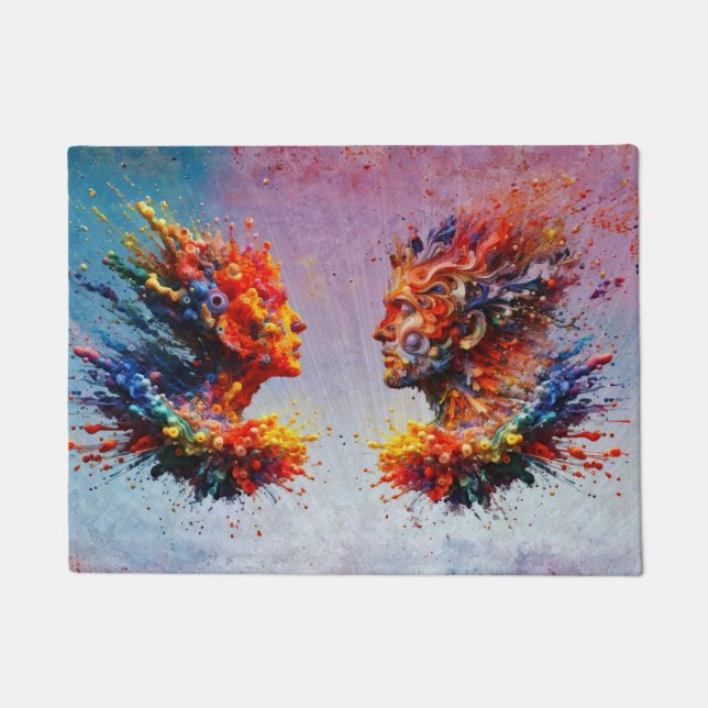 Paillasson Au début... (Devant)