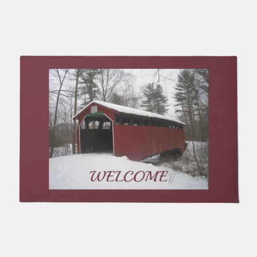 Paillasson "Au-dessus de la rivière et à travers les bois" (Devant)