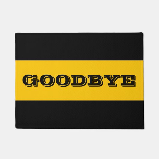 Paillasson Au revoir Crotchety Door Mat (Devant)