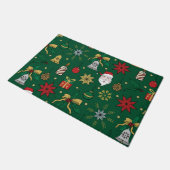 Paillasson Aube De Noël À Main Unique Doddles De Noël Design  (Incliné)