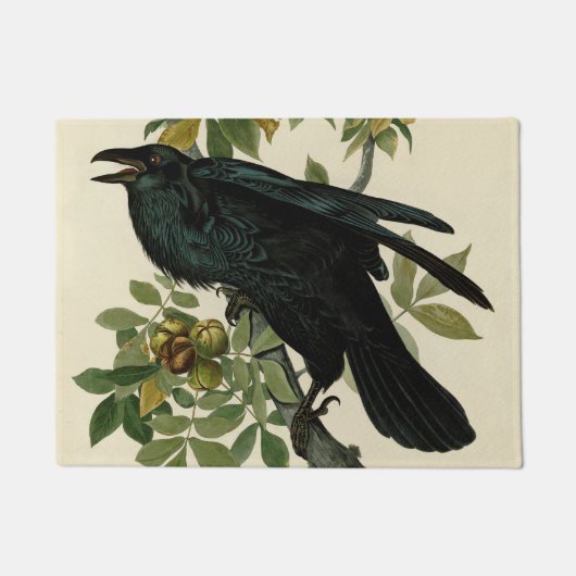 Paillasson Audubon Raven Oiseau classique (Devant)