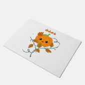 Paillasson Autocollant citrouille et vignes (Incliné)