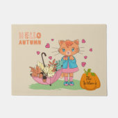 Paillasson Automne Automne Kitty Doormat (Devant)