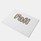 Paillasson Automne avec Arrière - plan Citrouille Automne Sai (Incliné)