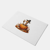 Paillasson Automne Citrouille Automne Giraffe Thanksgiving Fe (Incliné)