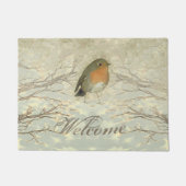 Paillasson AUTOMNE ROBIN Branches automnales (Devant)