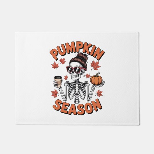 Paillasson Automne Saison Citrouille (Devant)