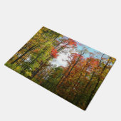 Paillasson Automnes Arbres et Ciel bleu Automne Photographie  (Incliné)