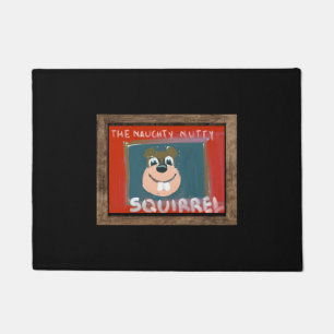 Paillasson Autoportrait par NN Squirrel Door Mat