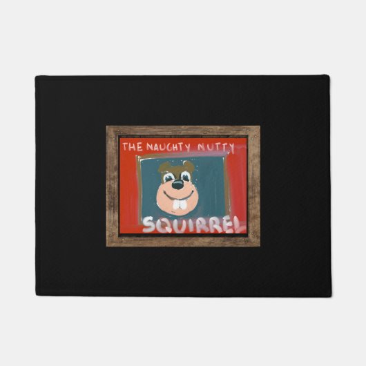Paillasson Autoportrait par NN Squirrel Door Mat (Devant)