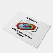 Paillasson Avertissement ! Tension cultivée à l'intérieur de (Incliné)