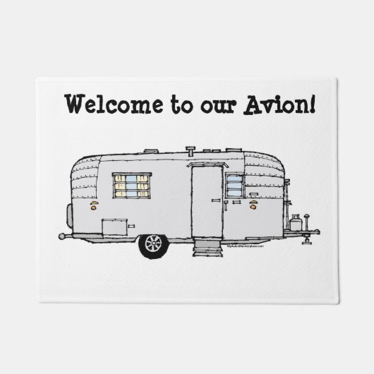 Paillasson Avion Doormat - Prêt à personnaliser ! (Devant)