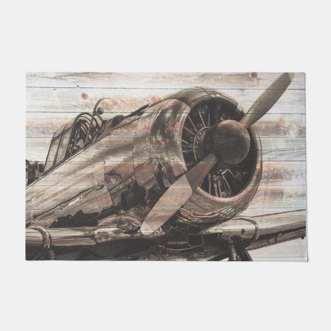 Paillasson Avion Vintage (Devant)