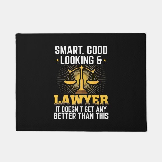 Paillasson Avocat intelligent et bon (Devant)