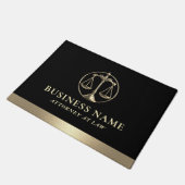 Paillasson Avocat Moderne Gold Justice Scale Avocat Droit (Incliné)