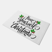 Paillasson Ayez-vous un joyeux petit Noël (Incliné)