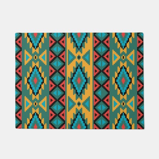 Paillasson Aztec Motif indien Trend Hipster Design (Devant)