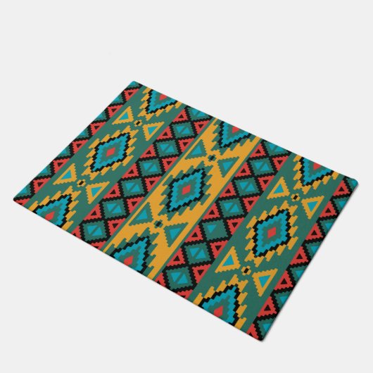 Paillasson Aztec Motif indien Trend Hipster Design (Incliné)