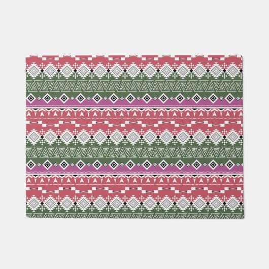 Paillasson Aztec pattern, stripes. (Devant)
