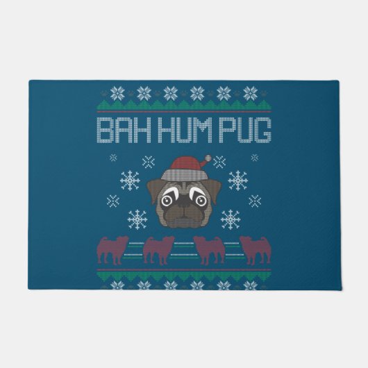 Paillasson Ba Ham Carlin Pugly Noël Vilain Sweat de Noël (Devant)