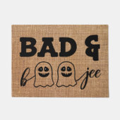 Paillasson Bad Ghost-Boujee Halloween d'automne Bienvenue (Devant)