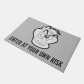 Paillasson Badge TAZ™ Evil Grin (Incliné)