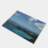 Paillasson Baie de Magens, scene de l'île St Thomas Beautiful (Incliné)