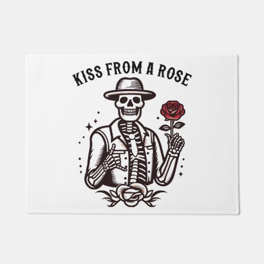 Paillasson Baiser d'une rose (Devant)