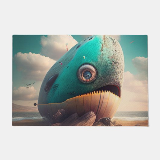 Paillasson Baleine étrange (Devant)
