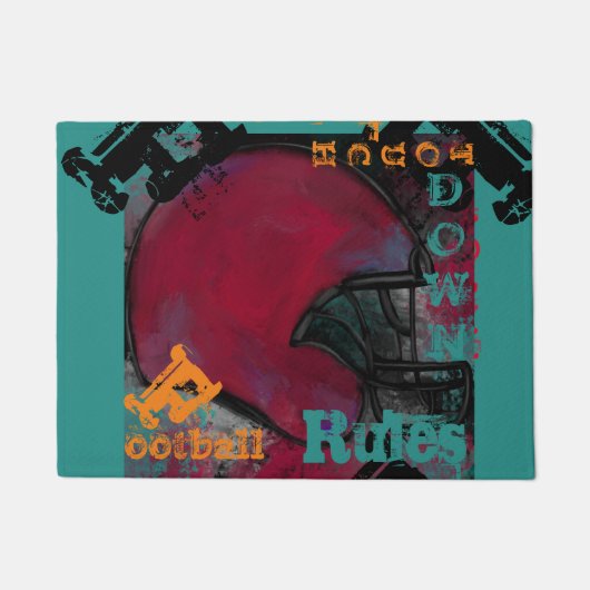 PAILLASSON BALLON DE FOOT AMÉRICAIN (Devant)