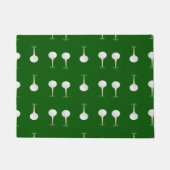 Paillasson Bals de golf en motif vert (Devant)