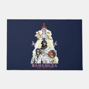 Paillasson BANANAZA : Équipe de singes de l'espace