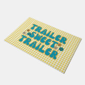 Paillasson Bande-annonce douce bande-annonce jaune harlequin (Incliné)