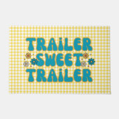 Paillasson Bande-annonce douce bande-annonce jaune harlequin (Devant)