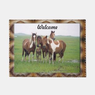 Paillasson Bande de natte de chevaux d'Appaloosa