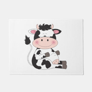Paillasson Bande dessinée mignonne de vache