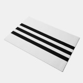 Paillasson Bande noire et blanche (Incliné)