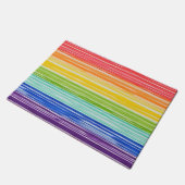 Paillasson Bandes arc-en-ciel inondées (Incliné)