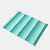 Paillasson Bandes d'ombre turquoise (Incliné)