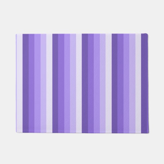 Paillasson Bandes d'ombre violette (Devant)