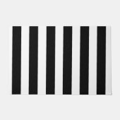 Paillasson Bandes noires et blanches (Devant)