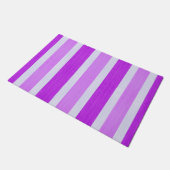 Paillasson Bandes violettes et blanches (Incliné)