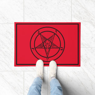 Paillasson Baphomet Pentagramme