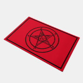 Paillasson Baphomet Pentagramme Satanique (Incliné)