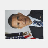 Paillasson Barack Obama Président américain Portrait de la Ma (Devant)