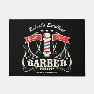 Paillasson Barbershop Styliste Barber Entrée Porte Mat