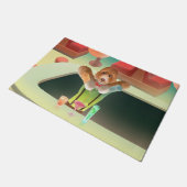 Paillasson Bartending Dog in Retro Bar (Incliné)